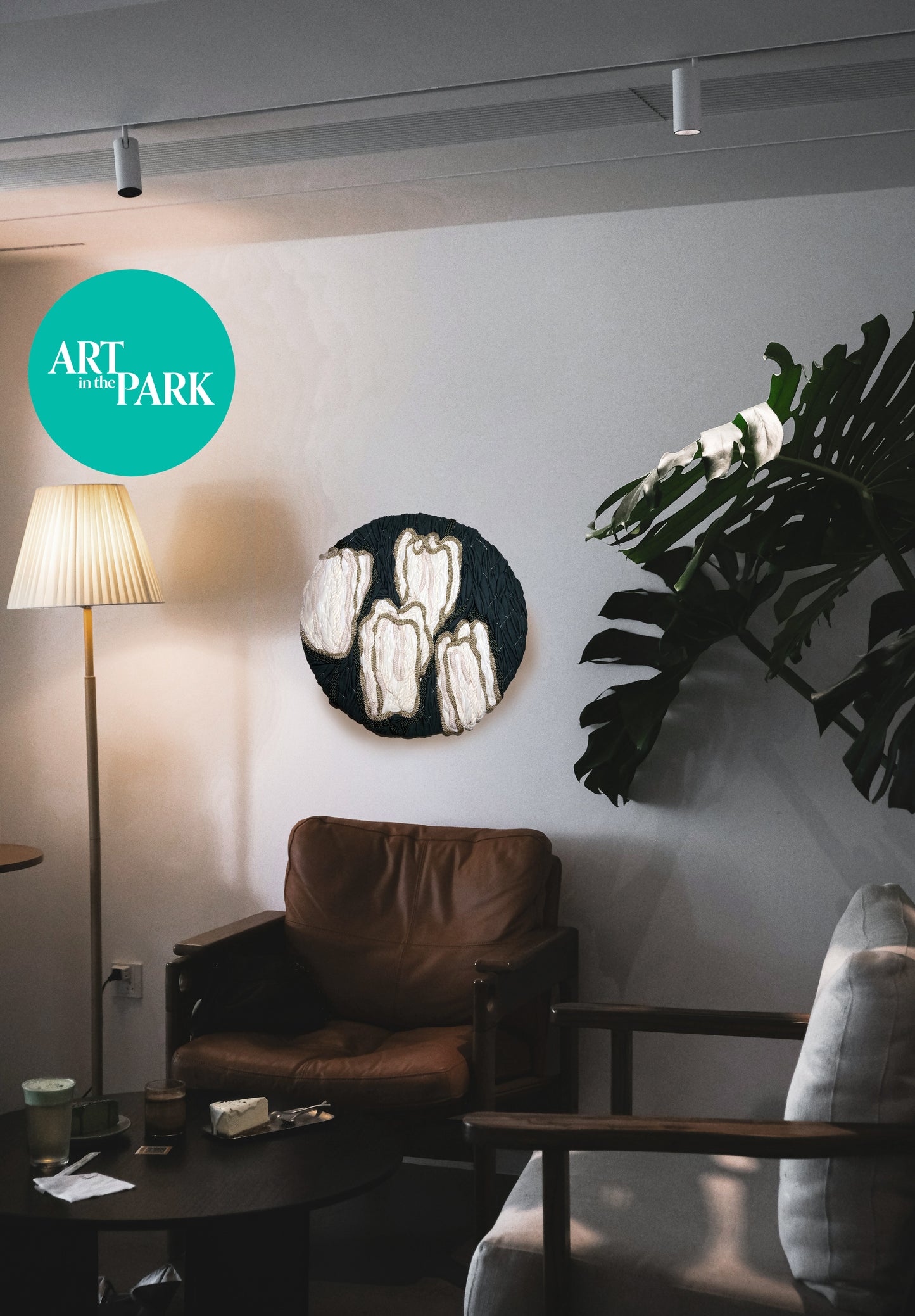 Artist Frankie Meaden creates contemporary floral fibre artworks that push the boundaries of traditional embroidery with scale and uses recycled materials.