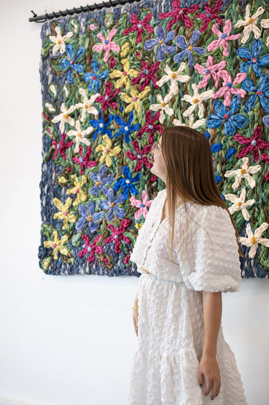 My first fibre art solo show