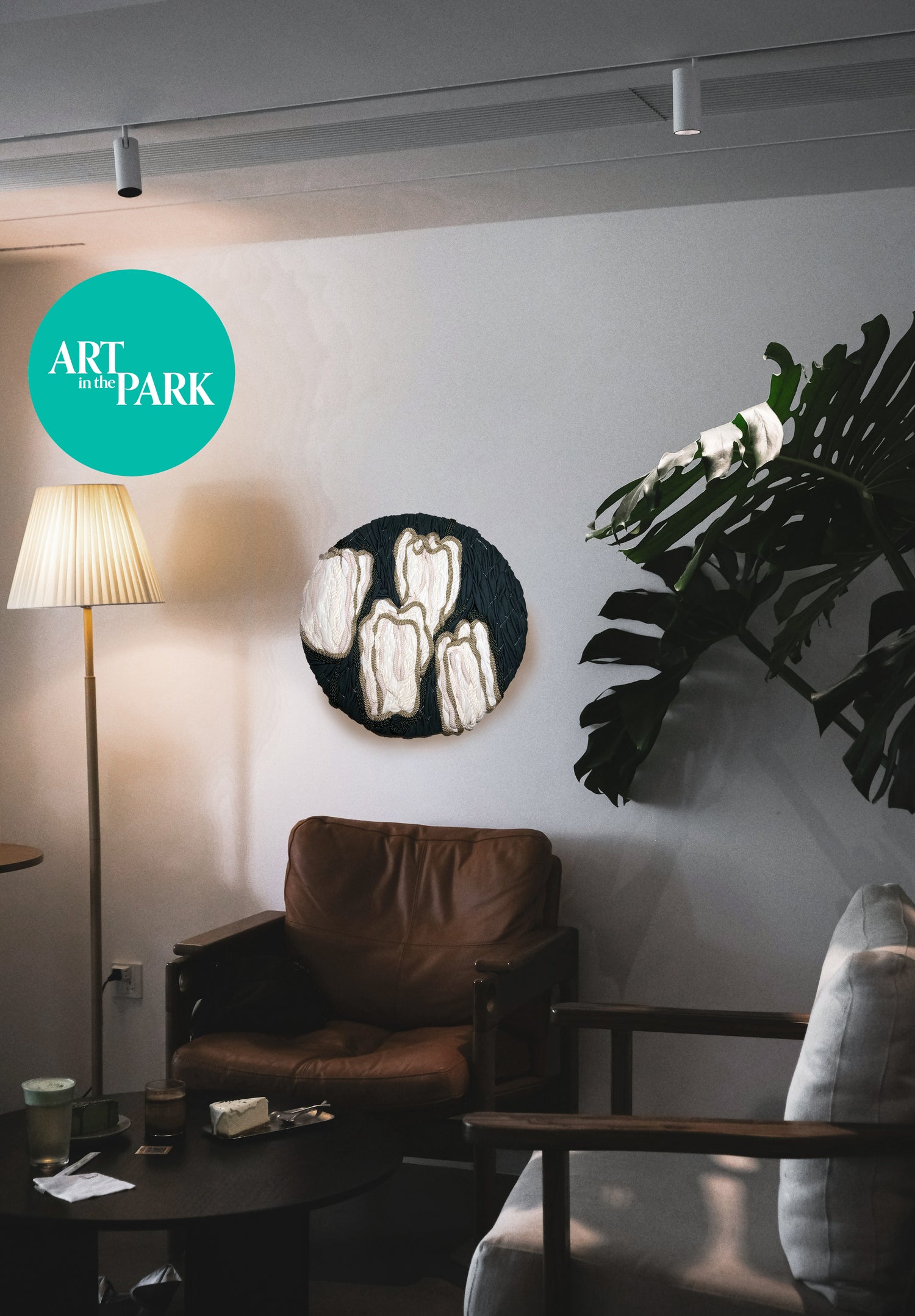 Artist Frankie Meaden creates contemporary floral fibre artworks that push the boundaries of traditional embroidery with scale and uses recycled materials.