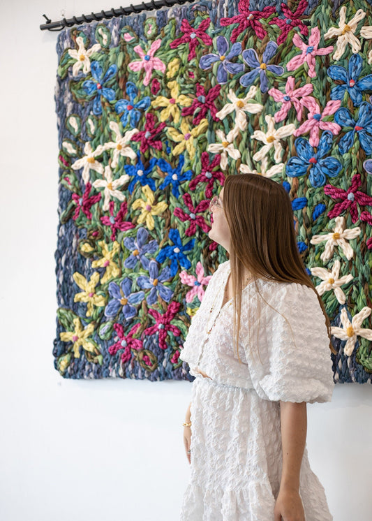 Plentiful | Giant Embroidery Tapestry | 1.8mt x 1.4mt